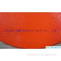 Fluorescent red PVC coated knitted fabric clamp net cloth for protective clothing